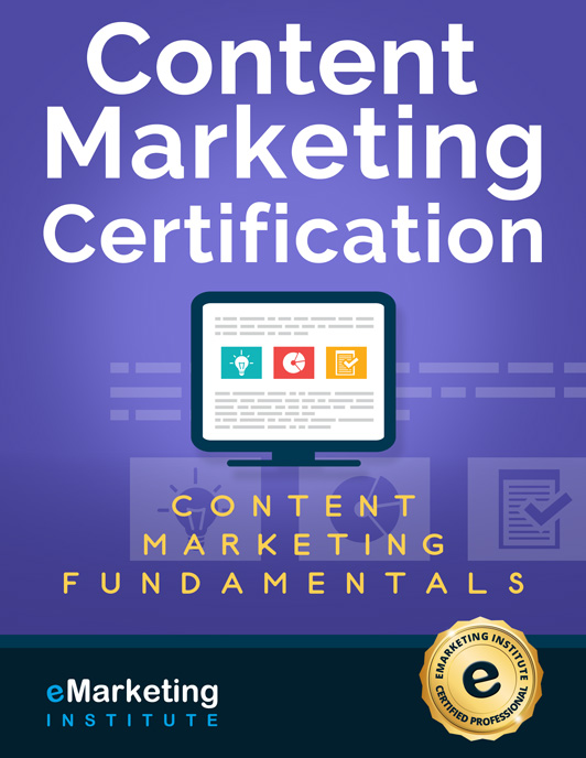 eMarketing Institute's Content Marking Course and Certification